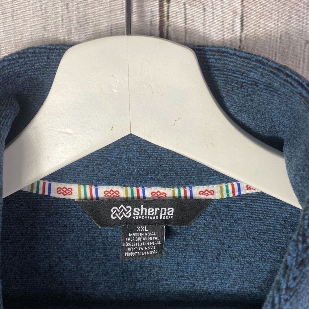 Sherpa Ropla Fleece Vest Neelo Blue Size XXL/2XL  D - Picture 5 of 10